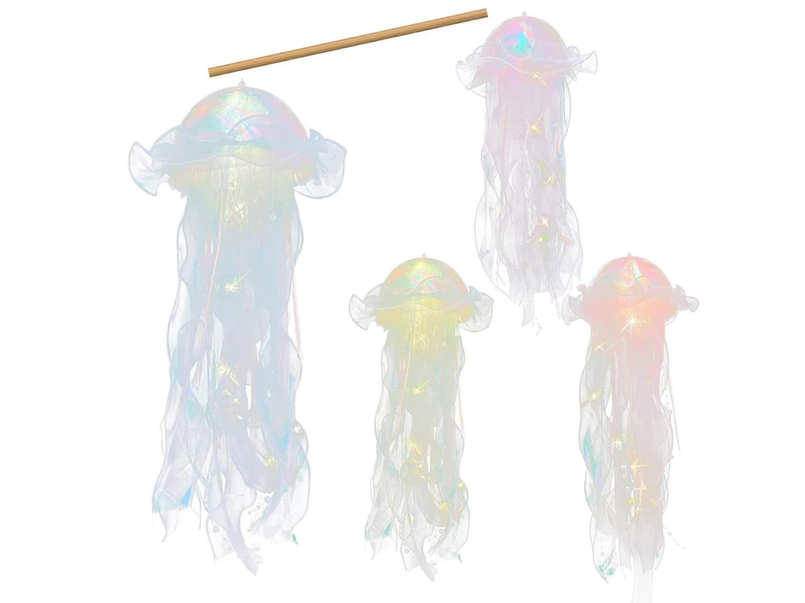Farol con forma de medusa para decoración de fiestas, dormitorio, farol colgante, medusa Rosewell.