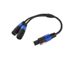 Cable Divisor De Altavoz Profesional Plug And Play, Macho A 2 Hembras, Para Monitores De Escenario, Altavoces Y Subwoofers.
