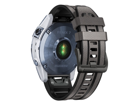 Correa de Silicona liberación rápida 26mm para Garmin Tactix 7 Pro/Fenix 7X/Fenix 6X Pro - gris estrellado