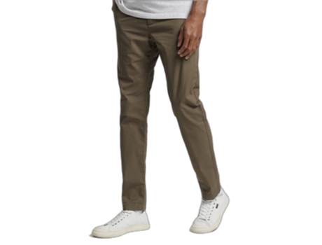Pantalones SUPERDRY Hombre (Multicolor - 29 x 32)
