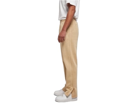 Pantalones de Chándal para Hombre de Running URBAN CLASSICS (S - Algodón - Beige)