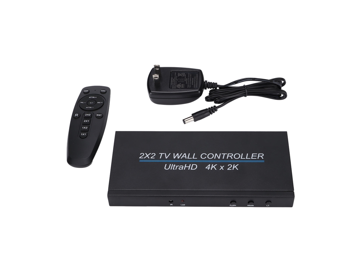 Controlador de Parede de Vídeo Hdmi LAXISCREED 1x4/2x2