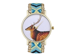 Elegante Reloj De Pulsera Unisex De Cuarzo Con Correa De Lana - Regalo Informal Y A La Moda (09)