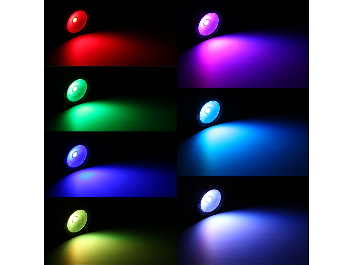 2026-luz Led Par Cob Rgb Uv 10w Control Remoto Inalámbrico Dmx Para Fiesta Bar Escenario Luz Brillante (enchufe Ee.uu.)
