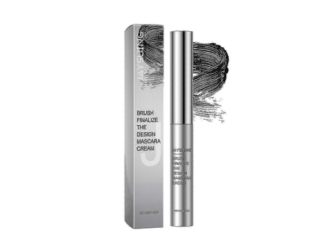 Jaysuing Curling Eyelashes Hair Styling Cream Black Beautiful Makeup Not Smudge Natural Long Volume Mascara - Black