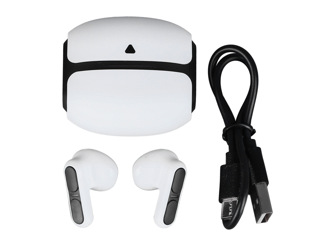 Auriculares Estéreo Inalámbricos Bluetooth 5.3 De Baja Latencia Con Estuche De Carga - Blanco