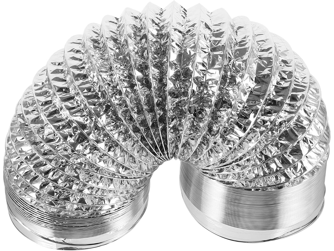 Manguera De Escape Para Secadora De Ropa De Doble Capa De Aluminio, Flexible Y Resistente Al Calor.