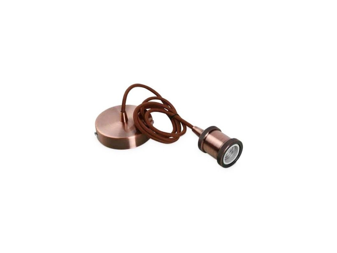 Portalamparas colgante 1M aluminio cable cobre GSC 0705237