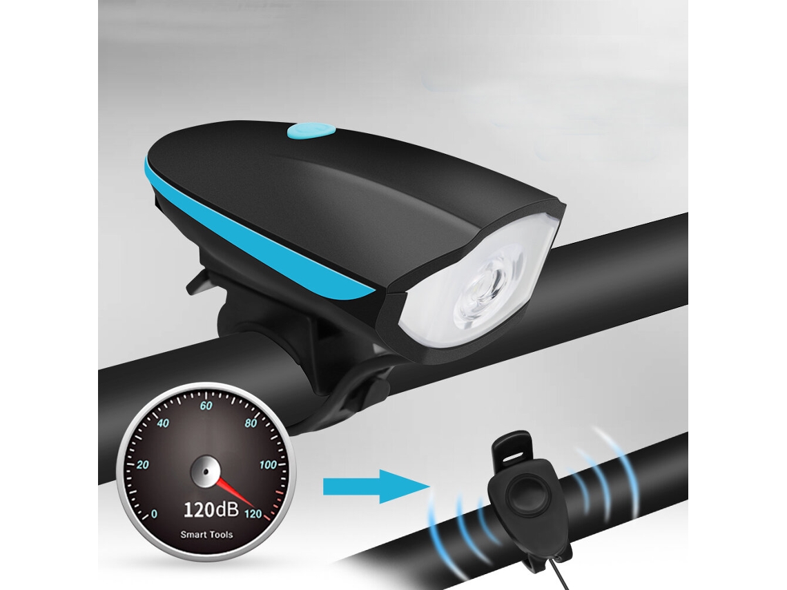 Luzes Verdes Dianteira E Traseira Para Bicicleta Com Buzina Faróis Para Bicicleta Mtb Lanterna De Ciclismo Sinalizador Acessório Para Bicicleta