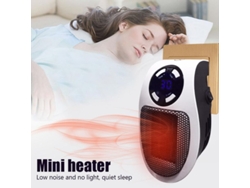 Calefactor Eléctrico Portátil Para Invierno, Bajo Consumo, Mando A Distancia, Enchufe Europeo, 15-32℃
