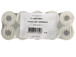 Papel Térmico SITTEN (80X40X11 - PK10 Rollos)