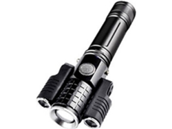 Szsmart Linterna Estanca De 3 Lámparas E38 (negro)