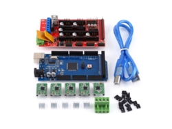 Placa De Control Ramps 1.4 Para Impresora 3d Con Driver A4988, Disipador De Calor Y Cable Usb