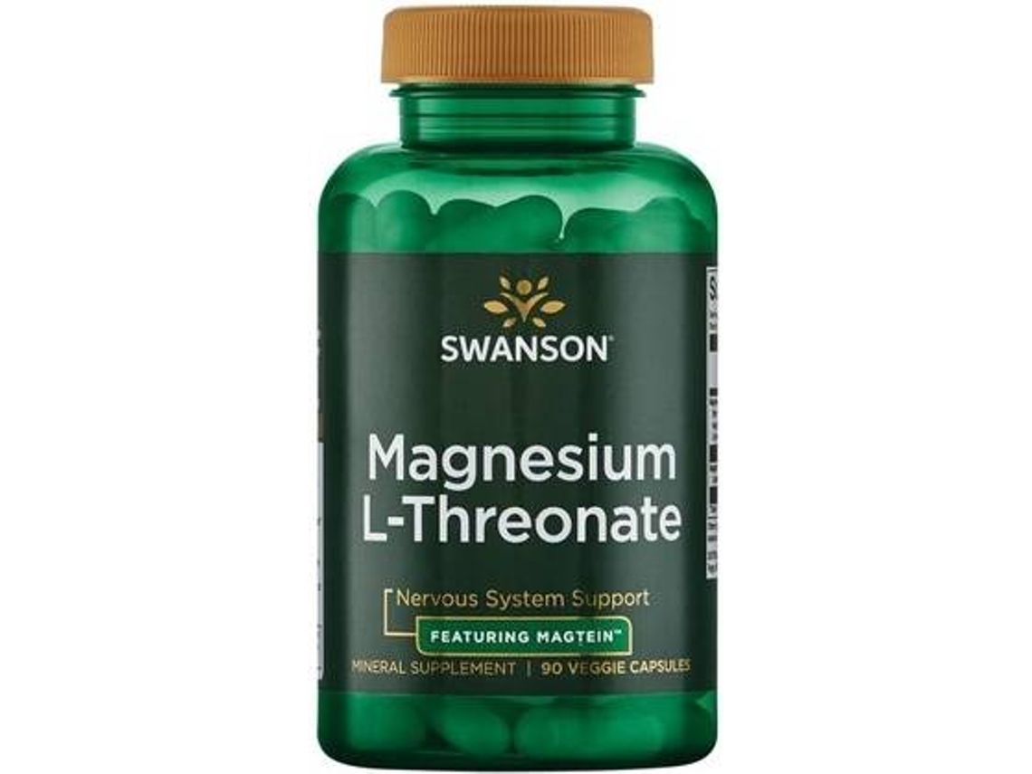 Complemento Alimentar SWANSON L-Treonato De Ultra Magnésio (90 cápsulas vegetais)