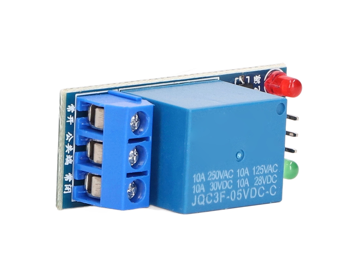 Módulo de relé de 1 canal 2026as-5 piezas con aislamiento por optoacoplador, activación por nivel alto/bajo, placa PCB