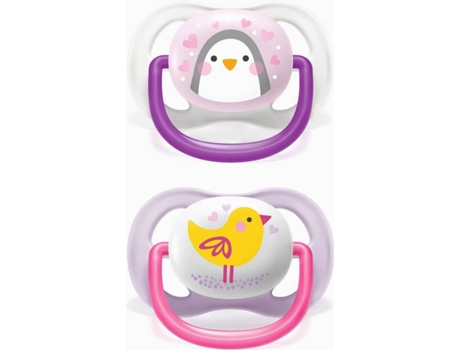 Chupete Ultra Air Silicona PHILIPS/AVENT Animal (0-6m 2 uni.)