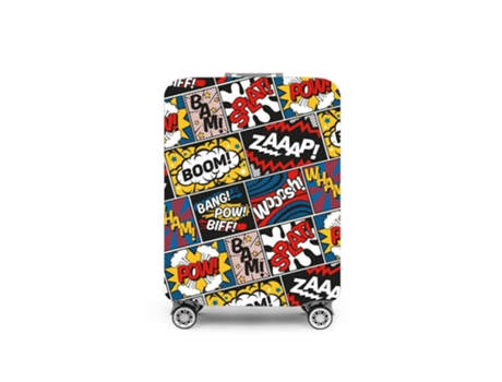 WELLHOME Funda protectora 'Boom' para maleta mediana (55-65 cm) reutilizable con cremallera