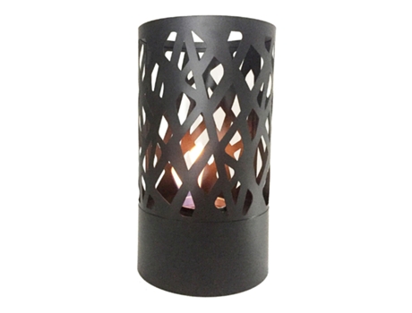 Chimenea Bioetanol CHAMA VERMELHA PURLINE Decorativa Amaltea Round 750 W