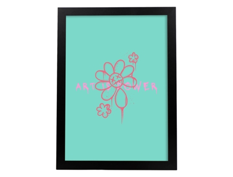 Póster NACNIC El Arte Es Poder con Ilustraciones Minimalistas y Coloridas de Graffiti.