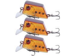 3 Mini Cubos Señuelos De Pesca Artificiales Con Anzuelos Afilados 5 Herramienta De Pesca