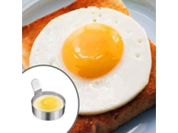 Juego De 4 Aros Para Huevos Y Tortitas, De 9 Cm, De Acero Inoxidable Con Revestimiento Antiadherente, Para Huevos Fritos Y Tortillas.