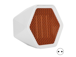 Calentador De Escritorio Eléctrico Mini Portátil Pequeño 220v 1000w Enchufe Eu Blanco Oficina