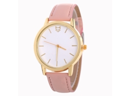 Pulsera Informal Para Mujer Zhoulianfa, Cuero Sintético, Cuarzo, Oro Rosa, Reloj De Moda