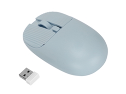 Mouse Sem Fio Inteligente Mini Portátil 2.4g Sem Fio Com Receptor Para Laptop Computador Tablet Azul