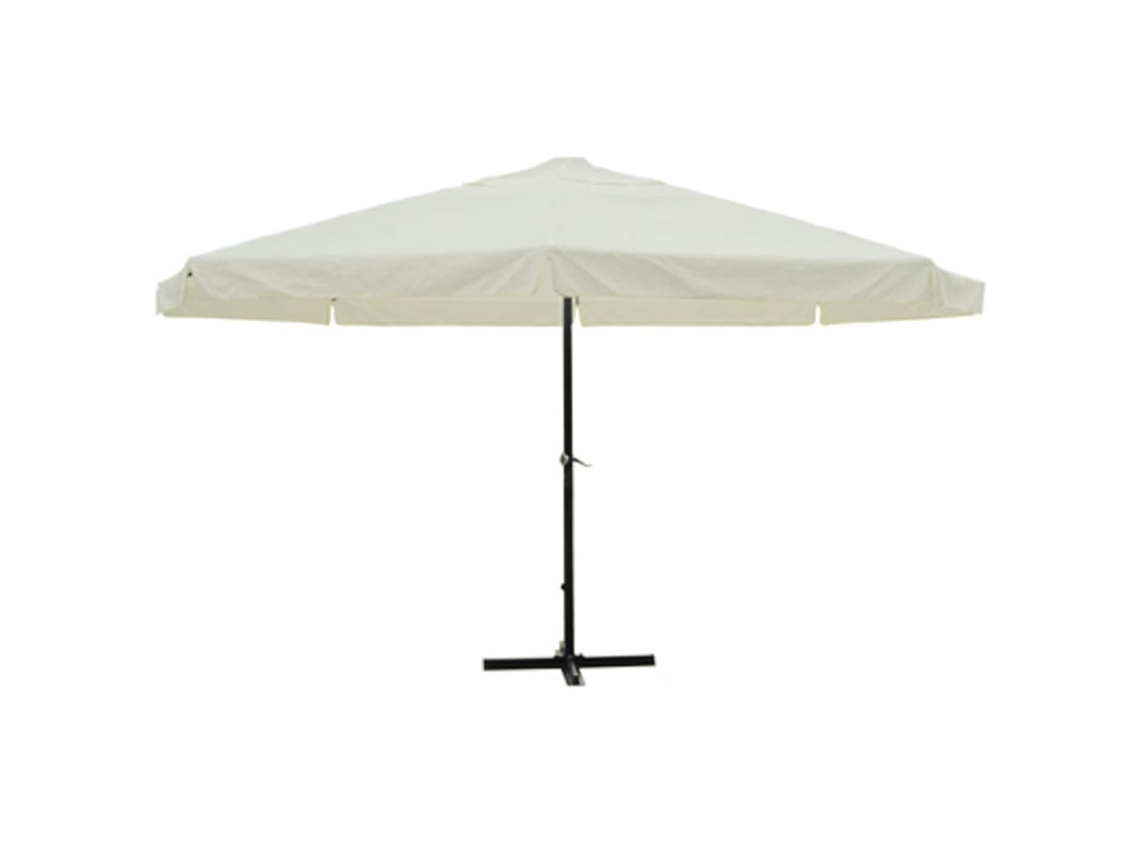 Parasol de aluminio Samos 500 cm. Casa encantadora blanca Wsd992686