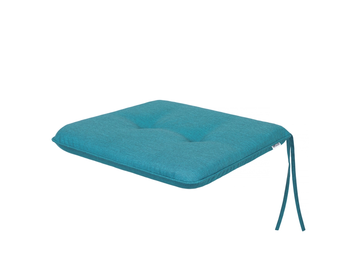 Cojín para Silla de Salón, Cocina, Comedor o Jardín para Interior y Exterior - 1 Pieza 50x43cm - Doble cara - Azul SALES CORE