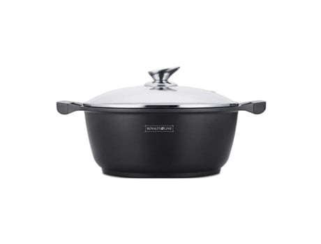 Cacerola Con Tapa De Cristal Antiadherente De Inducción 32 Cm Rl-Bs32M ROYALTYLINE
