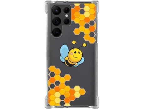 Carcasa Samsung Galaxy S22 Ultra 5G TUMUNDOSMARTPHONE Dibujos Antigolpes Abeja Multicolor
