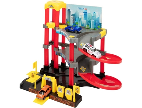 Pista CB TOYS Parking infantil 3 niveles y 3 coches