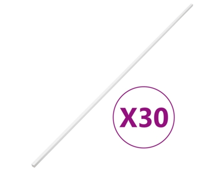 vidaXL Canaletas para cables PVC 20x10 mm 30 m