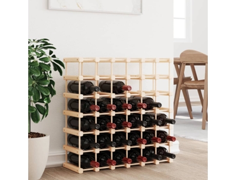 Botellero VIDAXL Marrón Madera (68,5x23x68,5 cm)