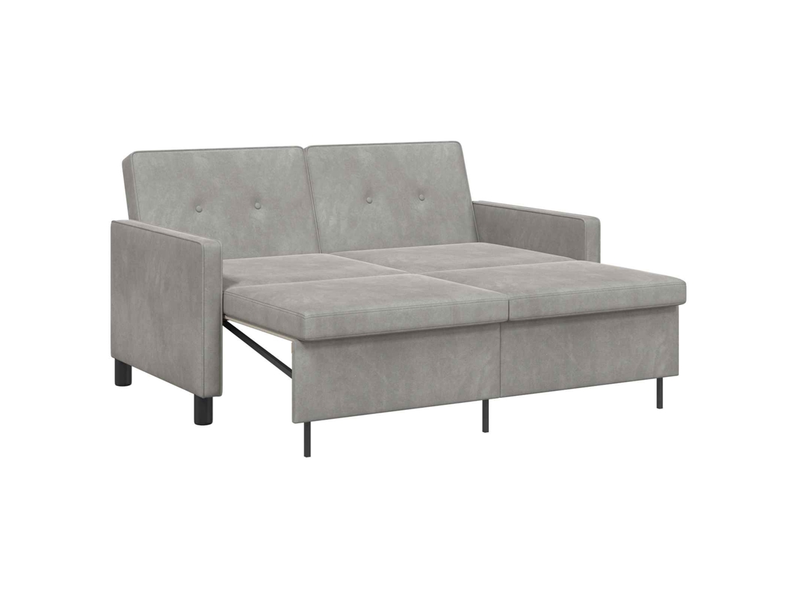 Sofá Cama Verde Claro Tela