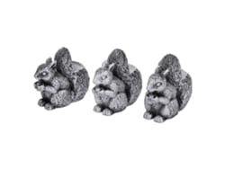 3 Piezas De Patas Decorativas Para Macetas, Soporte Para Estatuas De Animales De Resina, Ardillas De Jardín