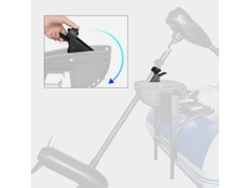 Ymsl Bisagra De Motor Fuera De Borda Eléctrico Para Eje 2.8cm, Compatible Con 28lb 36lb 46lb 50lb, Soporte Rotatorio Barco Inflable Hxl