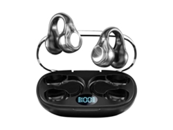 Auriculares de conducción ósea abiertos con Bluetooth integrado - Negro