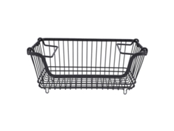 Cesta De Alambre Para Congelador Con Apertura Frontal Y Asa Plegable Para Verduras, Frutas Y Aperitivos.