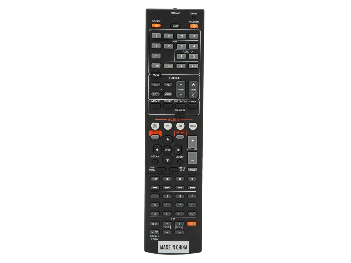Mando A Distancia De Repuesto Rav491 Para Receptores Av Yht-399u, Htr-5063, Rx-v467, Rx-v367 Y Rx-v371