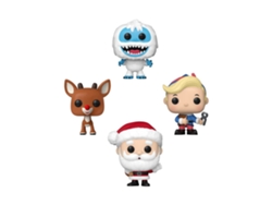 Figura Funko RUDOLPH Holiday Tree Us Exclusive Pocket Pop! Caja de 4 unidades