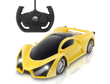 Juguete Teledirigido Car,Car 1/16 Scale ,with Led Headlight(yellow)
