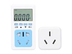 Medidor De Energía Digital Para Tomacorrientes Que Monitorea El Consumo De Electricidad Con Detector De Seguridad.