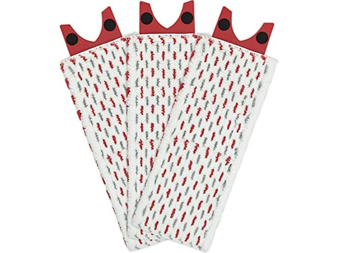 RNEMITERY Mop Pad para Vileda Ultramax 2 en 1 Spray Reemplazar almohadillas de microfibra Mop Head Recarga Vacuum Cleaner Sweeper para el hogar 3PCS