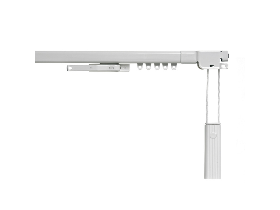 Riel para Cortinas STORESDECO (210 x 390cm - Metal - Blanco)