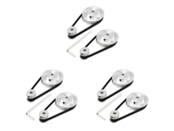 6 Kit Gt2 Synchronous Wheel 2060 Teeth 5mm Bore,aluminum Timing Pulley With 6 Pcs Length 200mm Width 6mm Belt(bore 5mm)