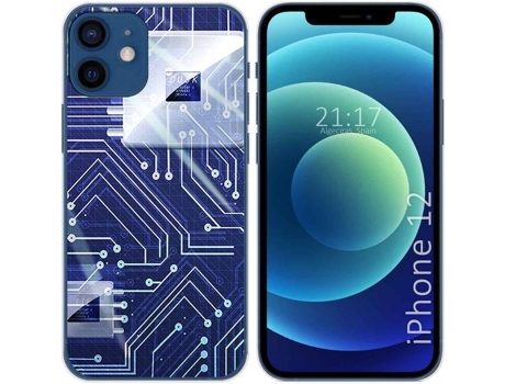 Carcasa iPhone 12 / 12 Pro (6.1) TUMUNDOSMARTPHONE Circuito Multicolor