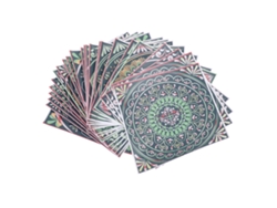 Baok-24 Piezas de Adhesivos Autoadhesivos para Azulejos con Estampado Floral, Impermeables y Resistentes al Aceite para Cocina y Baño Hz058
