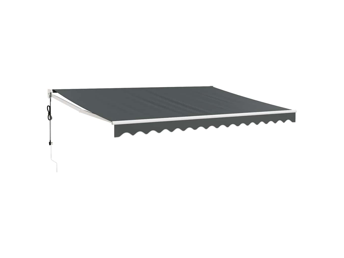 Maison Exclusive - Toldo Retráctil Automático Gris Antracita 4,5x3 M
